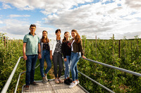 Eric, Danaé, Germaine, Céline, Richelle